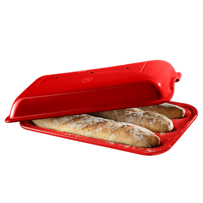 Emile Henry Baguette Baker - Burgundy