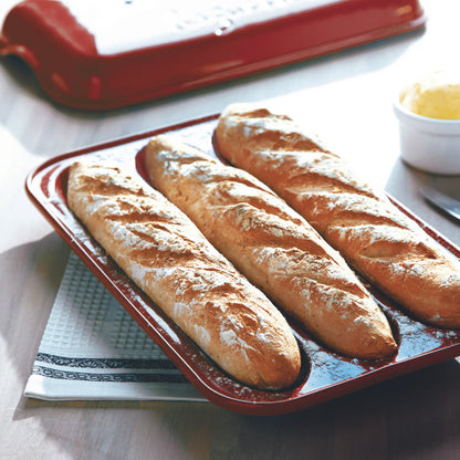 Emile Henry Baguette Baker - Burgundy