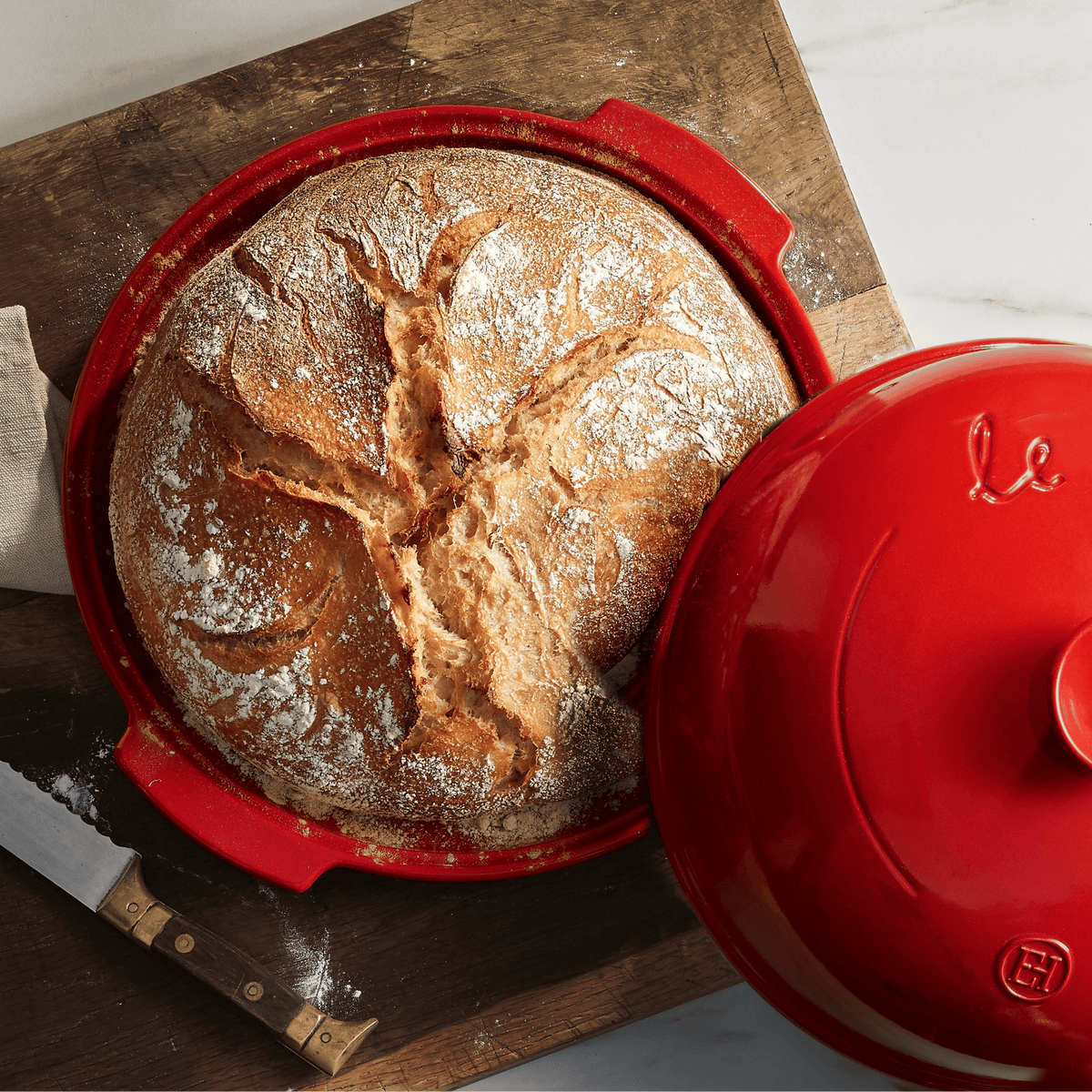 Emile Henry Baguette Baker - Burgundy