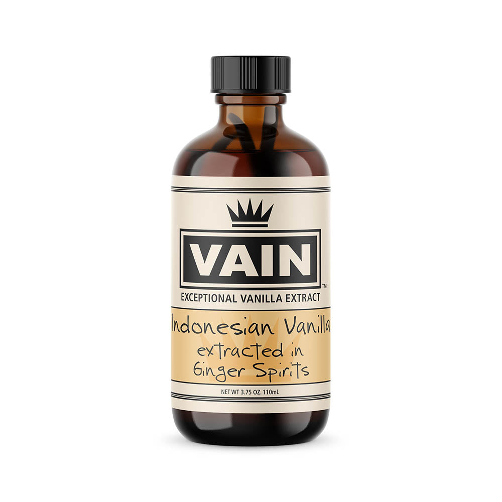Indonesian Vanilla Extracted in Ginger Spirits 3.75 oz.
