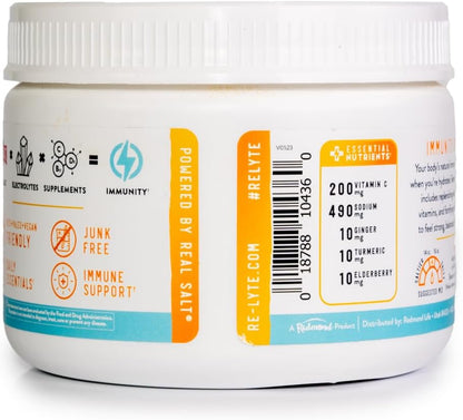 Supercharged Re-Lyte IMMUNITY Drink - Pineapple Orange 8.73 oz. Jar