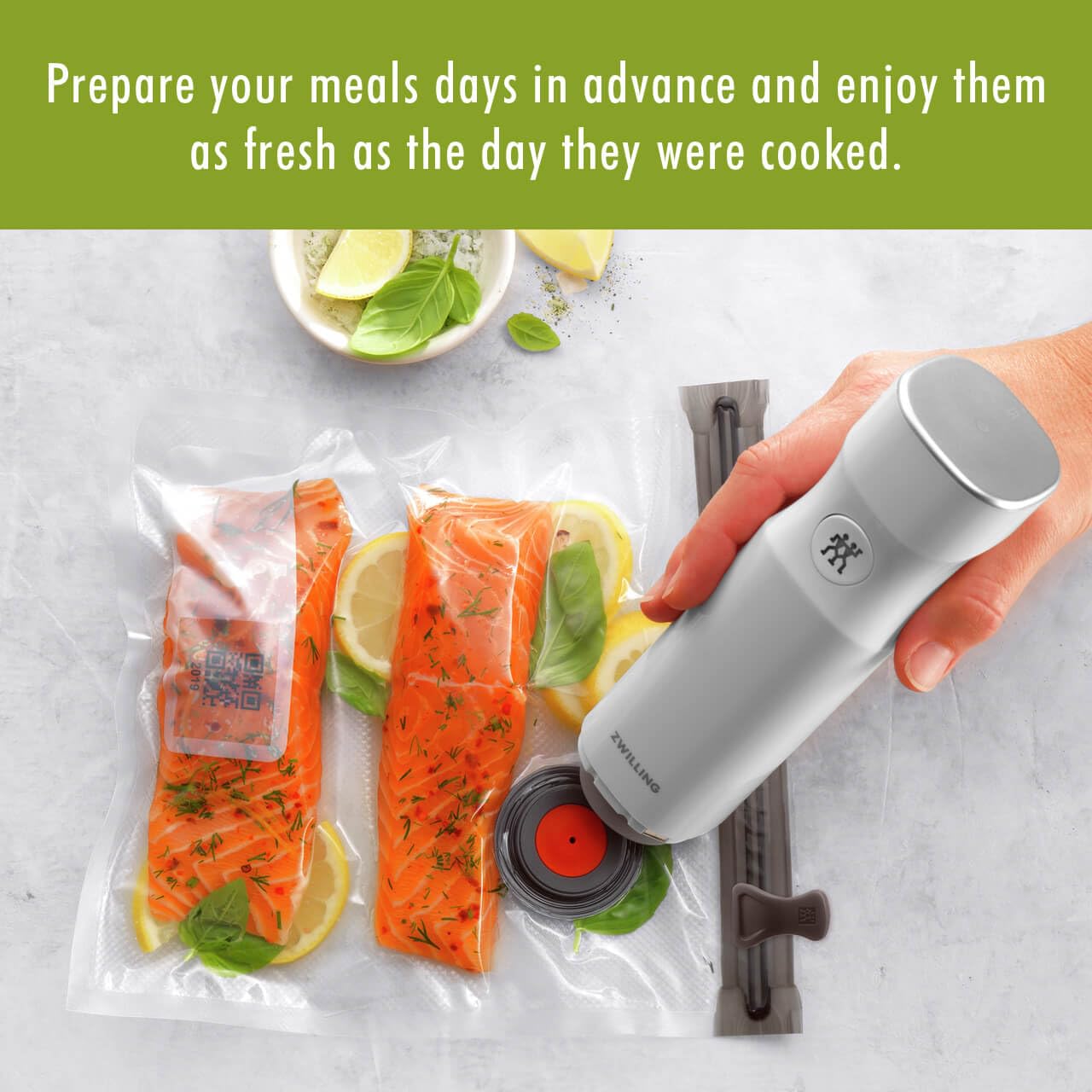 ZWILLING Fresh & Save  / 3-pc Vacuum bag set, plastic - Large