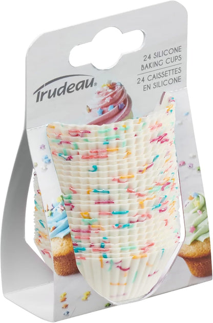 Mini Silicon Muffin Liners - Confetti