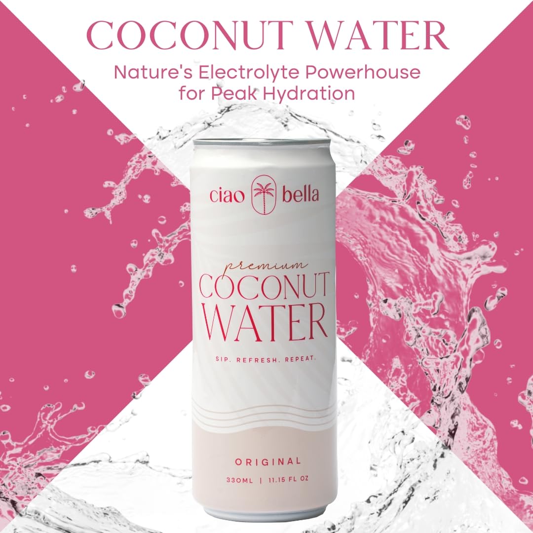 Ciao Bella Coconut Water Case of 12 (11.15 fl oz. each)