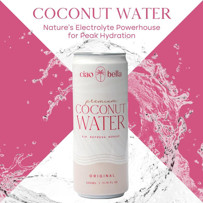 Ciao Bella Coconut Water Case of 12 (11.15 fl oz. each)