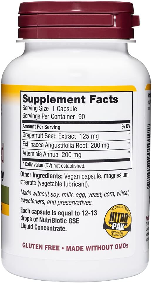 Nutribiotic Grapefruit Seed Extract CapsulesPlus 90 caps