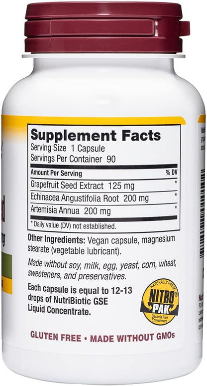 Nutribiotic Grapefruit Seed Extract CapsulesPlus 90 caps