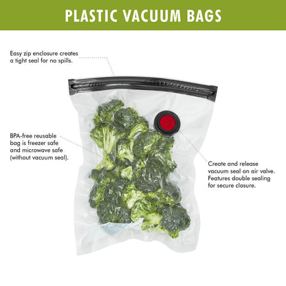 ZWILLING Fresh & Save  / 3-pc Vacuum bag set, plastic - Large