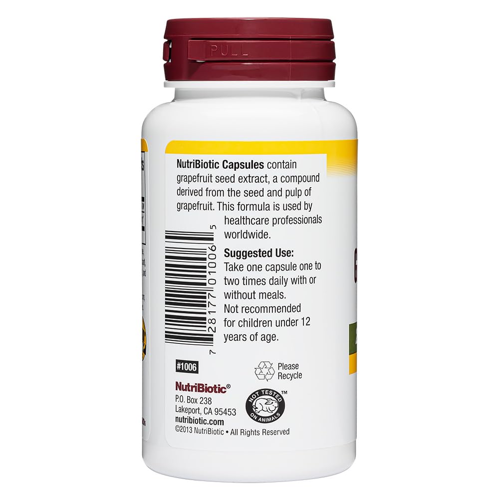 Nutribiotic Grapefruit Seed Extract Capsules 250mg 60caps