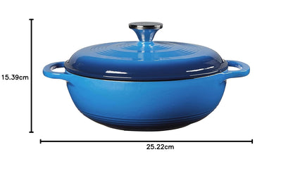 Lodge Enamel 3 qt. Dutch Oven - Blue