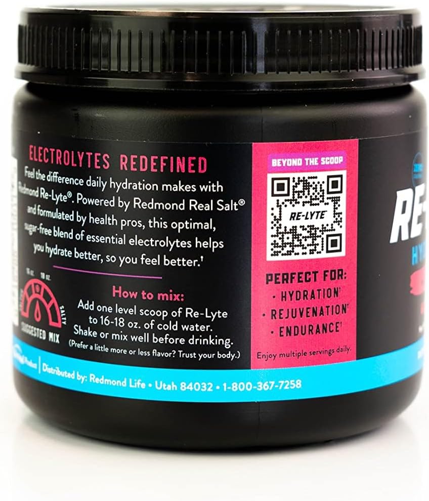 MIXED-BERRY Re-Lyte Electrolyte Mix - 13.76 oz Jar - 60 Servings