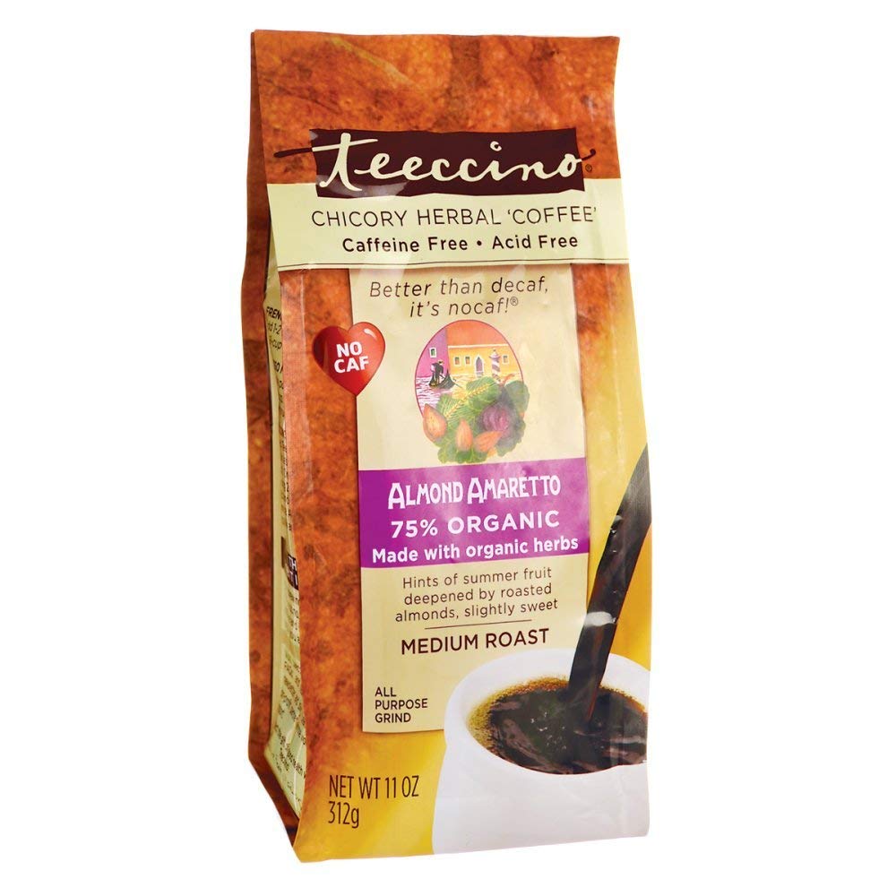 Teeccino Almond Amaretto 11oz Foil Bag