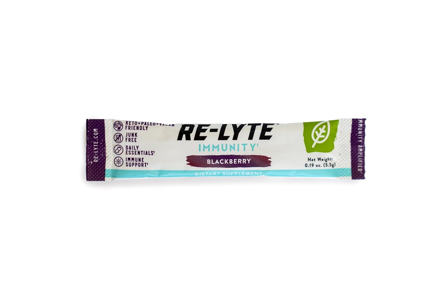 Supercharged Re-Lyte IMMUNITY Drink - Blackberry 15 Stick Box