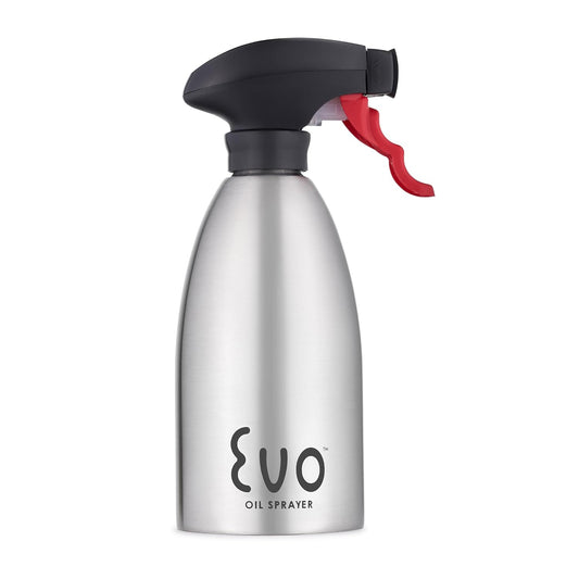 EVO Oil Grey Stainless Steel Spray Bottle - 16oz.