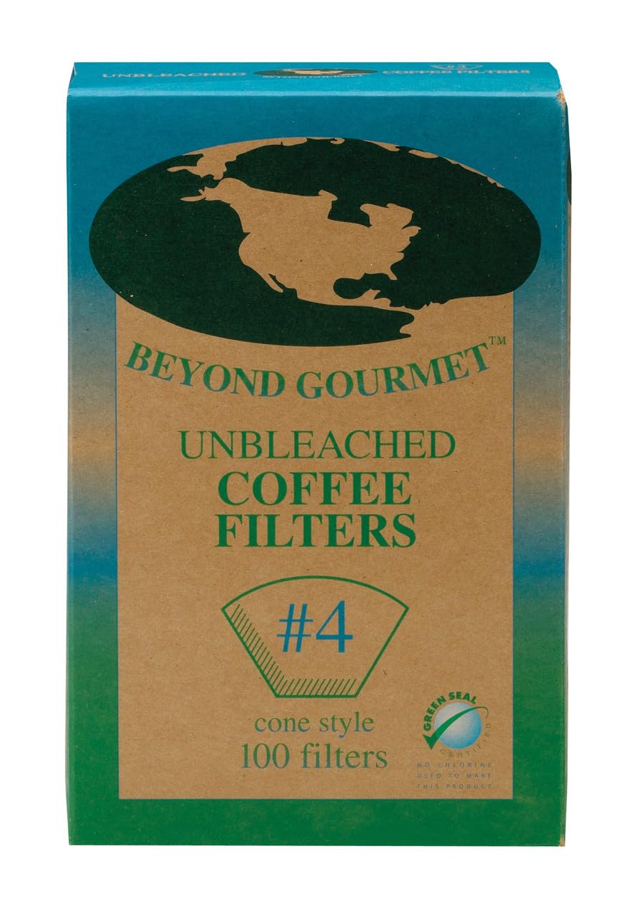 Unbleached Paper #4 Coffee Filter (100/box)