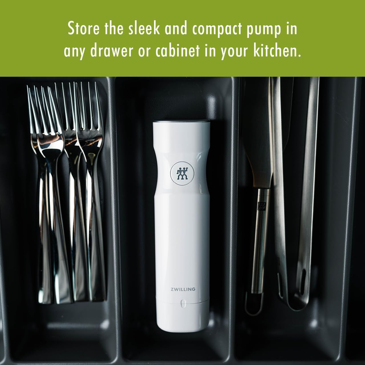 Zwilling Fresh and Save Pump with Charging Cap - White