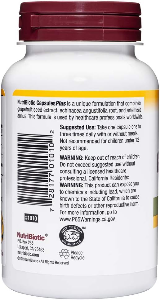 Nutribiotic Grapefruit Seed Extract CapsulesPlus 90 caps