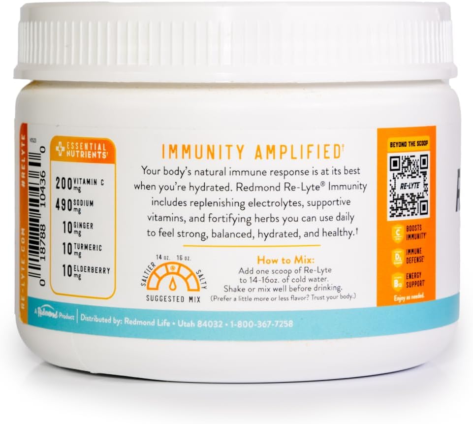 Supercharged Re-Lyte IMMUNITY Drink - Pineapple Orange 8.73 oz. Jar