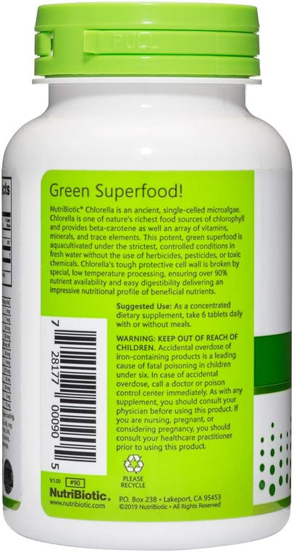 NutriBiotic CGF Chlorella 500 mg 150 tabs
