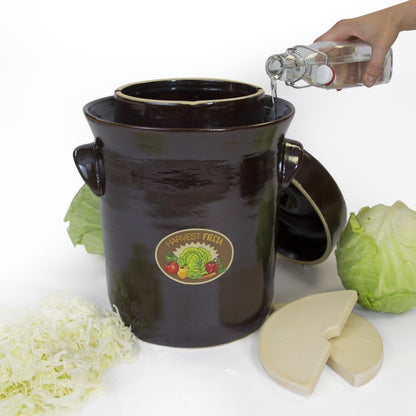 Fermentation Crock: Harvest Fiesta 10L with Weights
