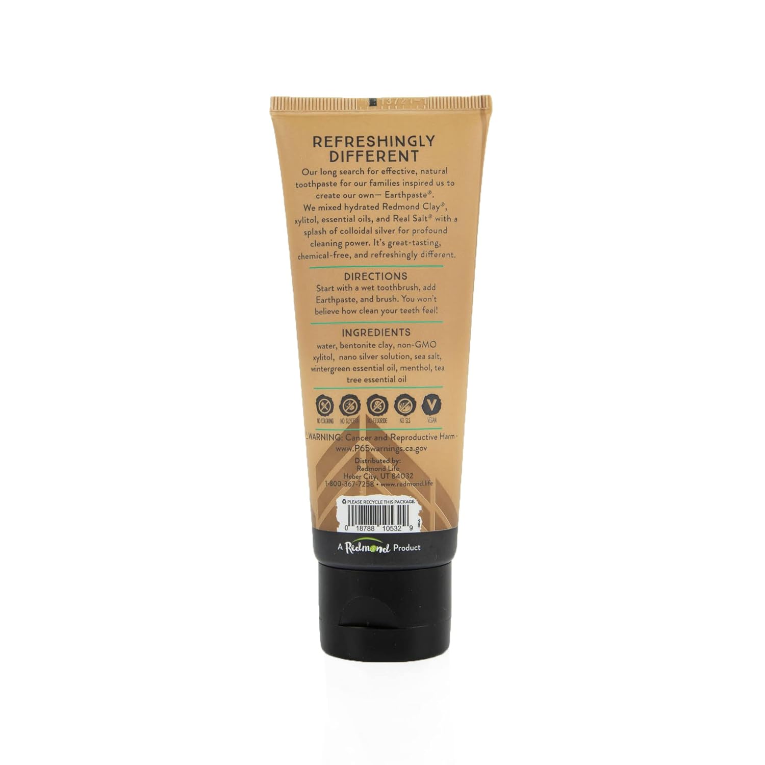 Redmond Earthpaste Wintergreen NTWT 4oz