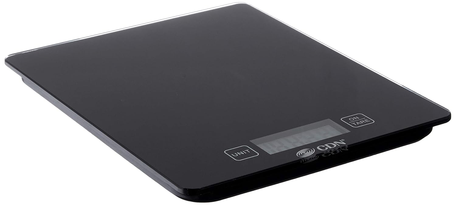 Pro Accurate Digital Glass Scale 15LB Black