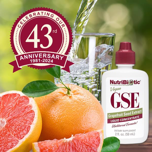 Nutribiotic Grapefruit Seed Extract Liquid Concentrate 2oz.