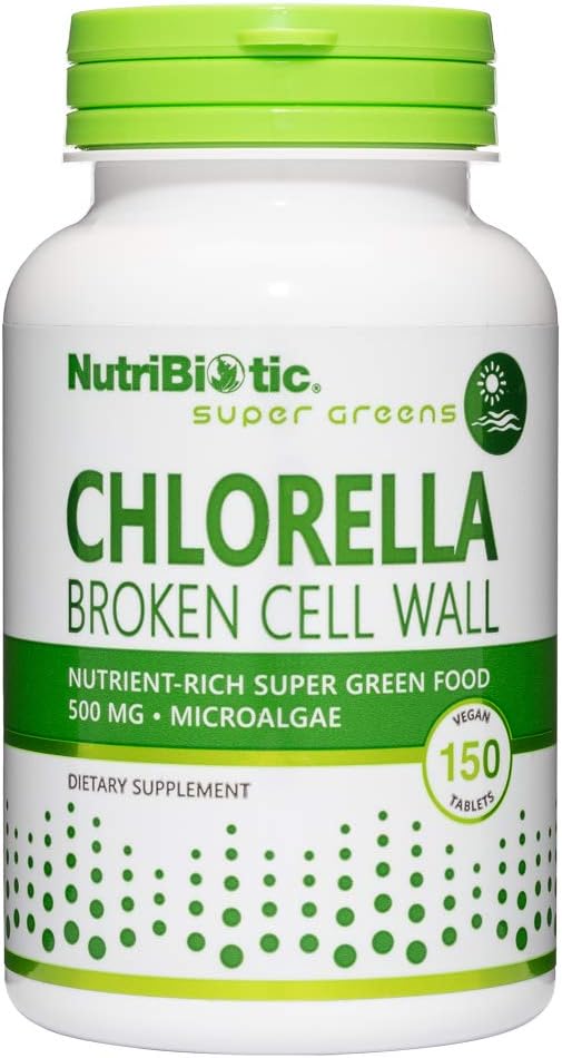 NutriBiotic CGF Chlorella 500 mg 150 tabs