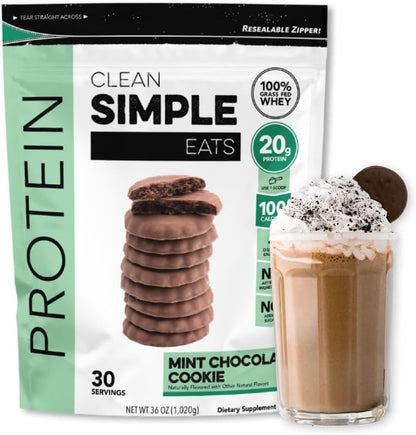 CSE - Mint Chocolate Cookie Protein Powder - 30 serving bag