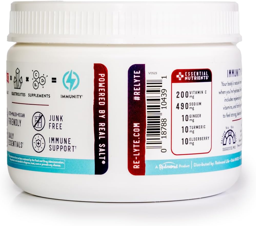Supercharged Re-Lyte IMMUNITY Drink - Blackberry 8.73 oz. Jar