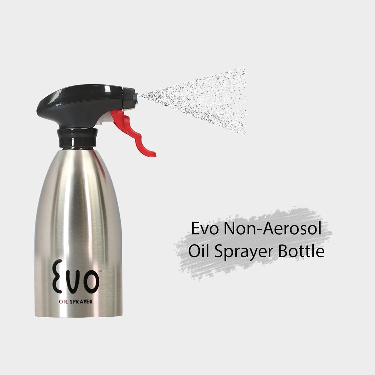 EVO Oil Grey Stainless Steel Spray Bottle - 16oz.