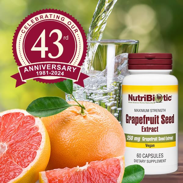 Nutribiotic Grapefruit Seed Extract Capsules 250mg 60caps