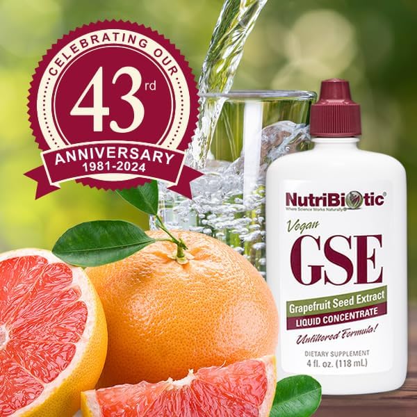 Nutribiotic Grapefruit Seed Extract Liquid Concentrate 4oz.