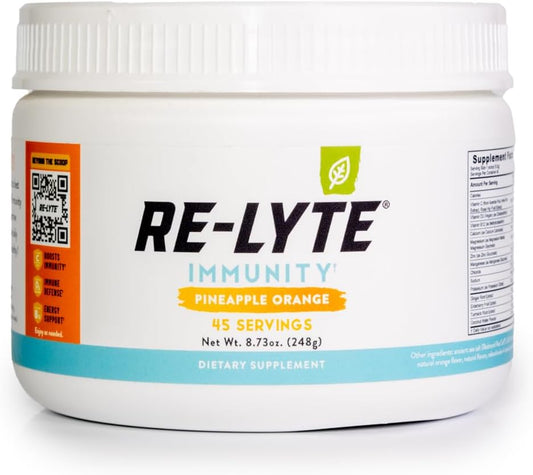 Supercharged Re-Lyte IMMUNITY Drink - Pineapple Orange 8.73 oz. Jar