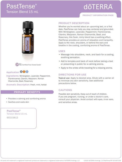 Past Tense 15ml Essential Oil