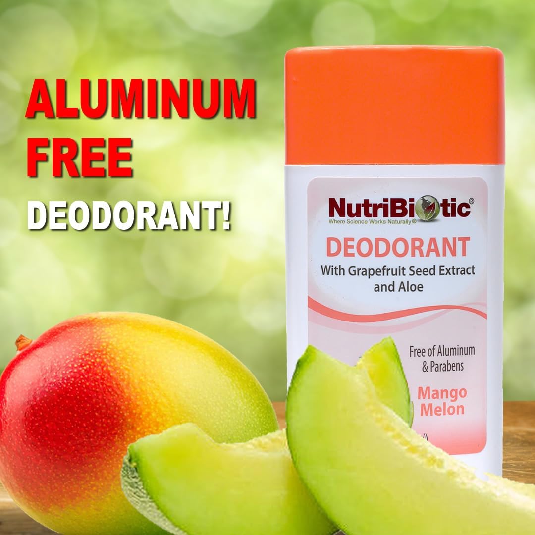 NutriBiotic Deodorant Mango Melon 2.6 oz.
