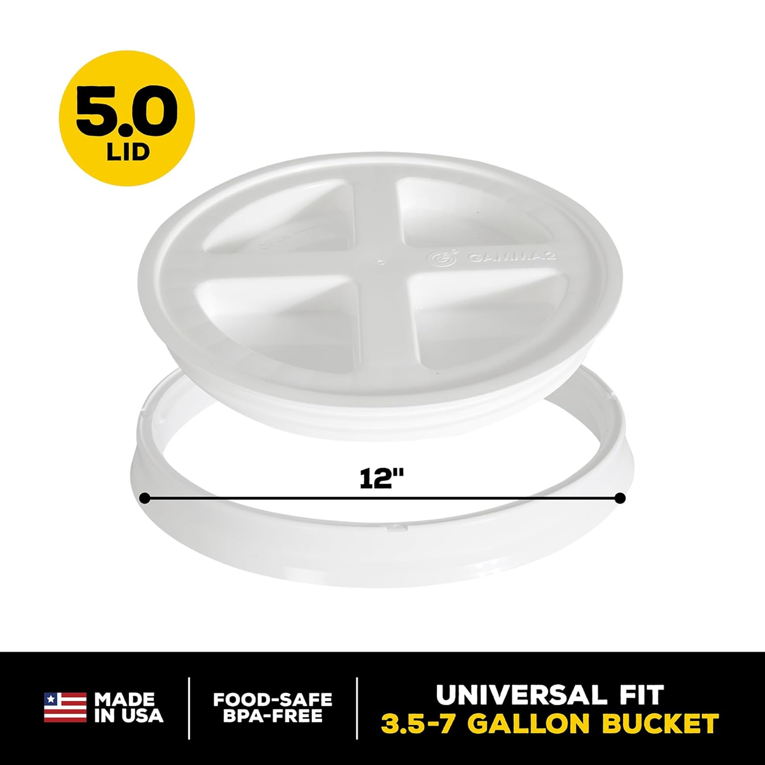 Gamma Seal Lid - White