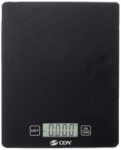 Pro Accurate Digital Glass Scale 15LB Black