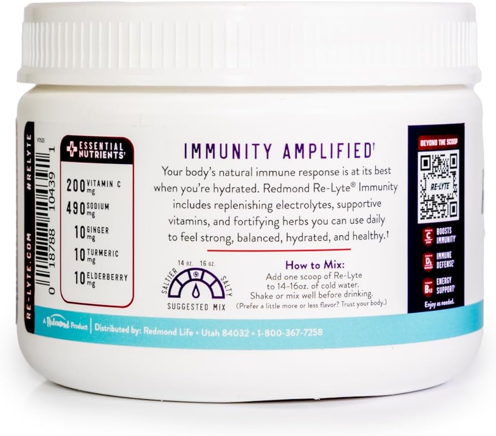 Supercharged Re-Lyte IMMUNITY Drink - Blackberry 8.73 oz. Jar