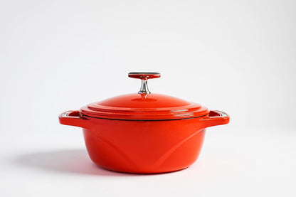 Lodge Enamel 3 qt. Dutch Oven - Cherry On Top (Red)