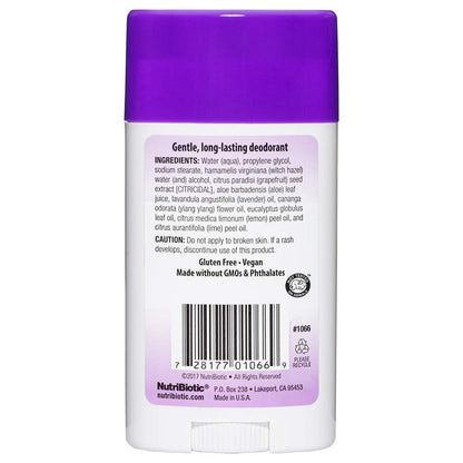 NutriBiotic Deodorant Lavender 2.6 oz.