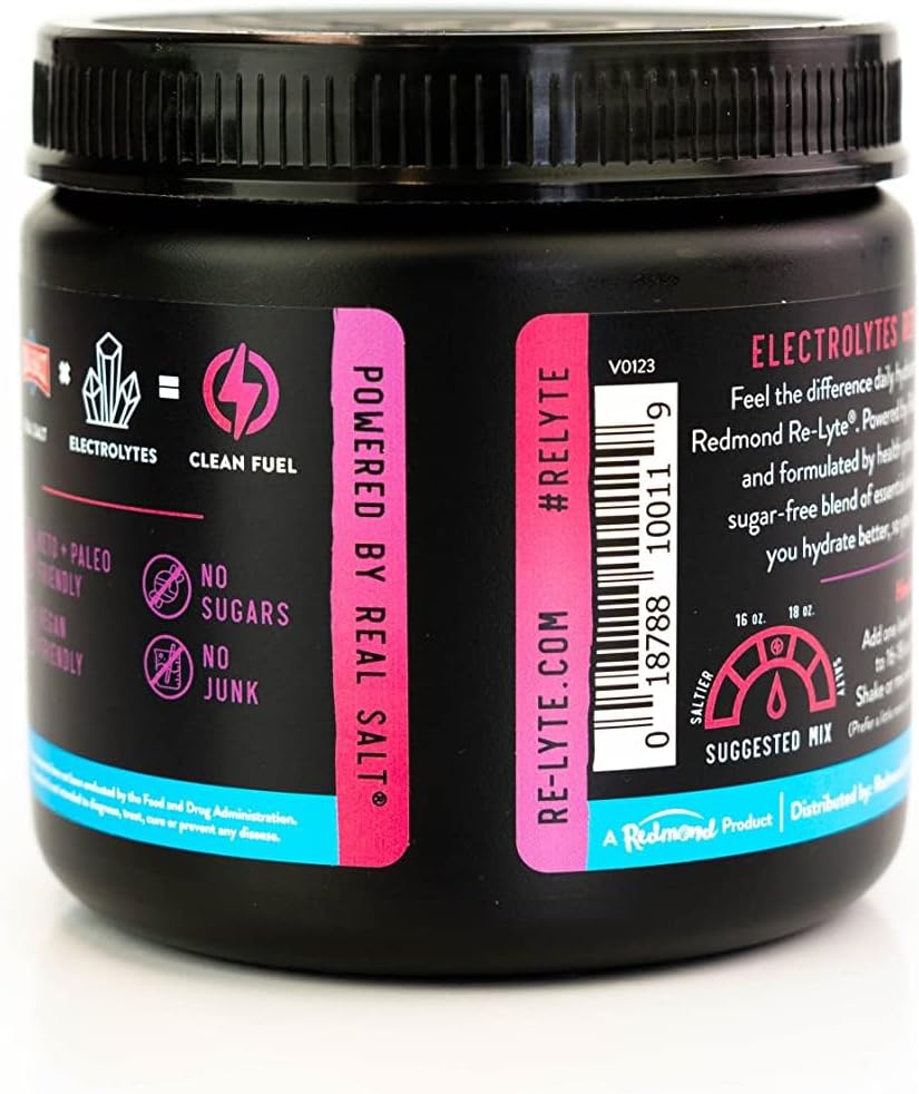 MIXED-BERRY Re-Lyte Electrolyte Mix - 13.76 oz Jar - 60 Servings