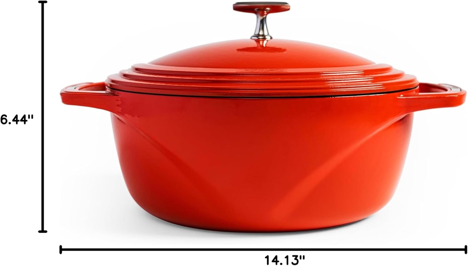 Lodge Enamel 4.5 qt. Dutch Oven - Cherry On Top (Red)