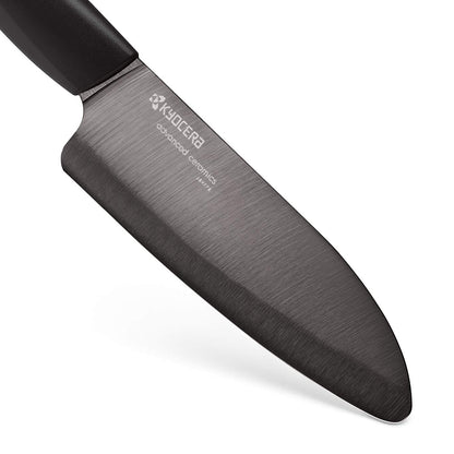 Ceramic Knife, 5.5 inch Santoku Black