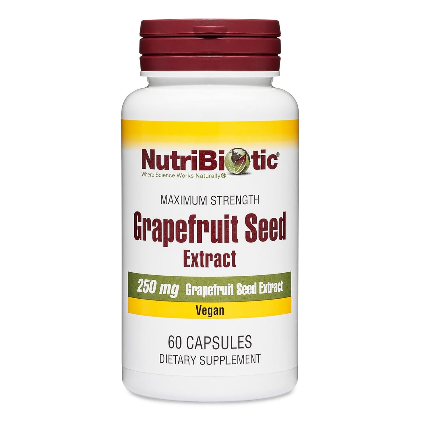 Nutribiotic Grapefruit Seed Extract Capsules 250mg 60caps