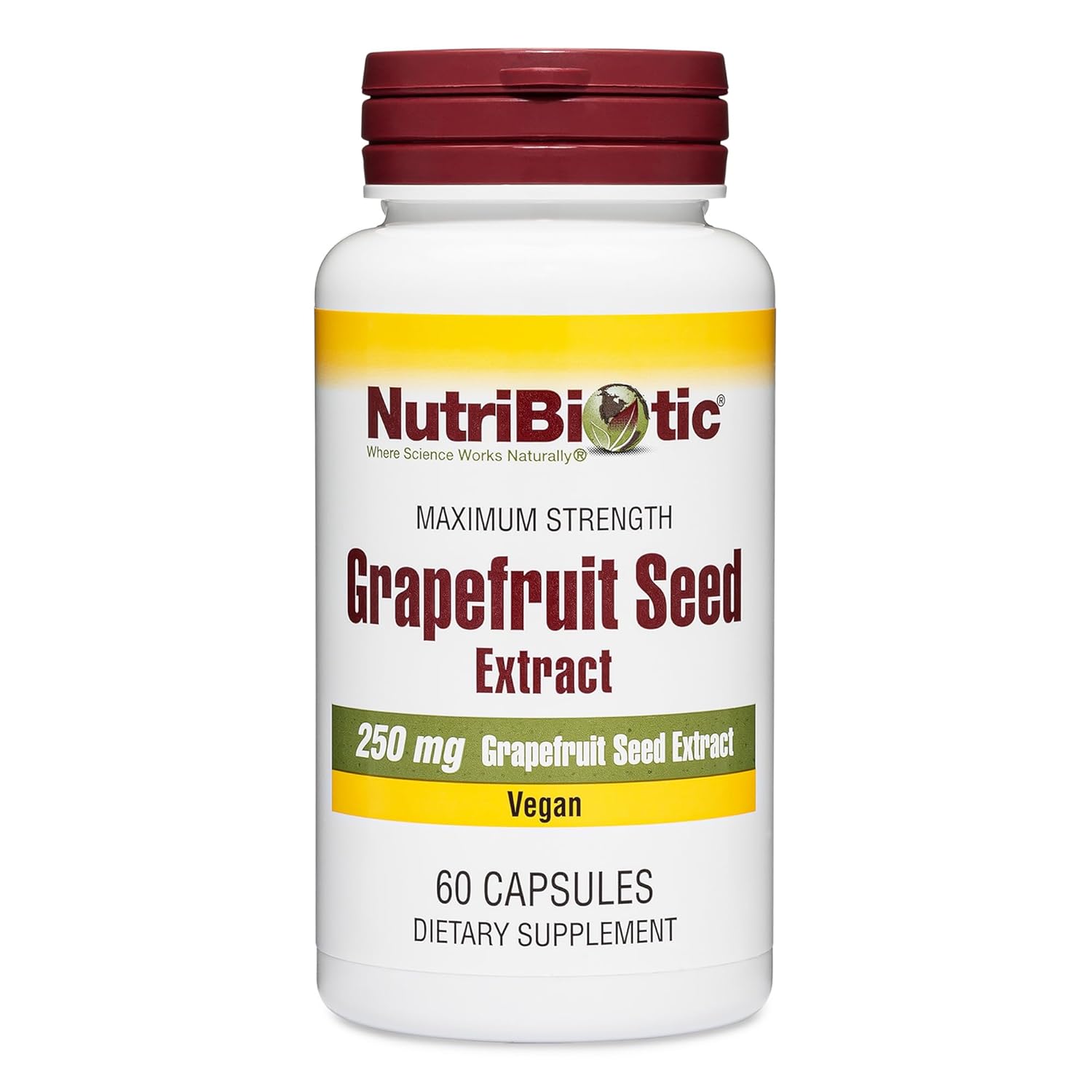 Nutribiotic Grapefruit Seed Extract Capsules 250mg 60caps