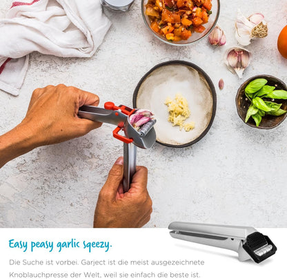 Garject - Stainless and Black (Garlic Press)