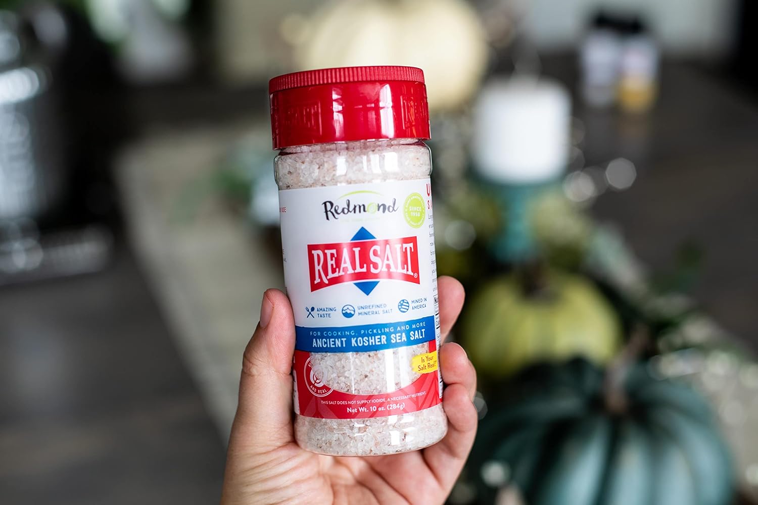 Redmond Real Salt 10 oz Kosher Shaker