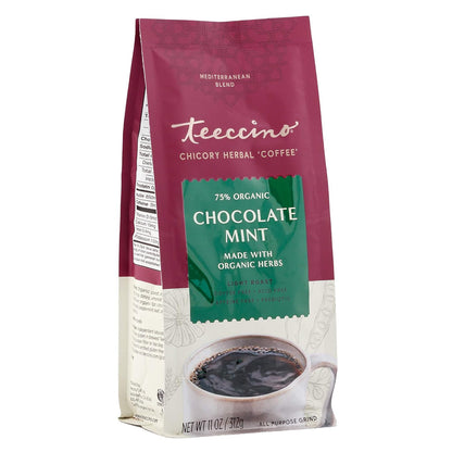 Teeccino Chocolate Mint 11oz Foil Bag