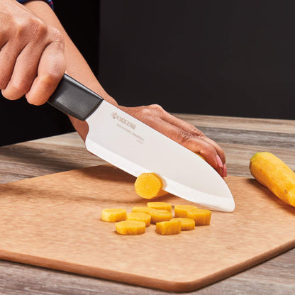 Ceramic Knife Gift Set: 3 inch Paring 5.5 inch Santoku